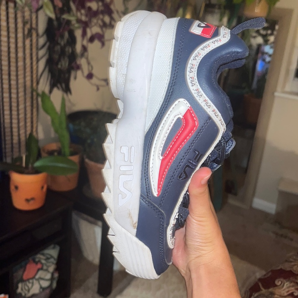 FILA sneakers, red white and blue 🇺🇸